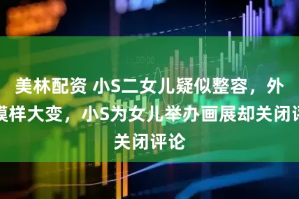美林配资 小S二女儿疑似整容，外貌模样大变，小S为女儿举办画展却关闭评论