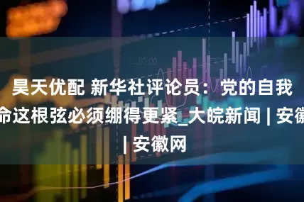 昊天优配 新华社评论员：党的自我革命这根弦必须绷得更紧_大皖新闻 | 安徽网