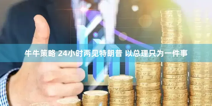 牛牛策略 24小时两见特朗普 以总理只为一件事
